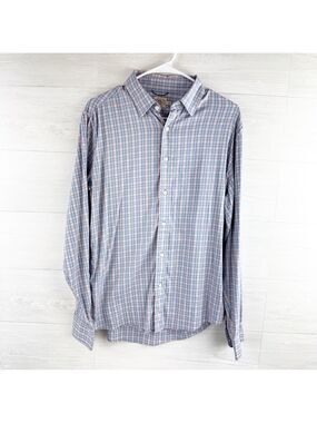 UnTuckit Plaid Long Sleeve Button Down Shirt
